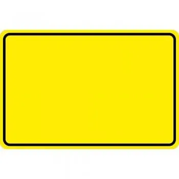 Warnschild zum selbst beschriften