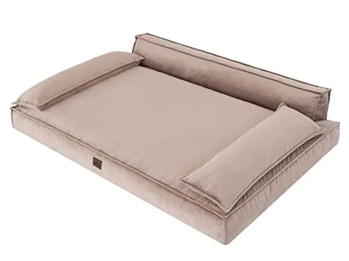 DOGGY Hundebett Beige, 120 x 77 cm
