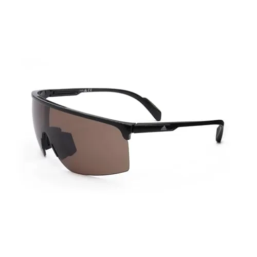 Adidas Herren SP0005 Sonnenbrille, (shiny black/brown), 00