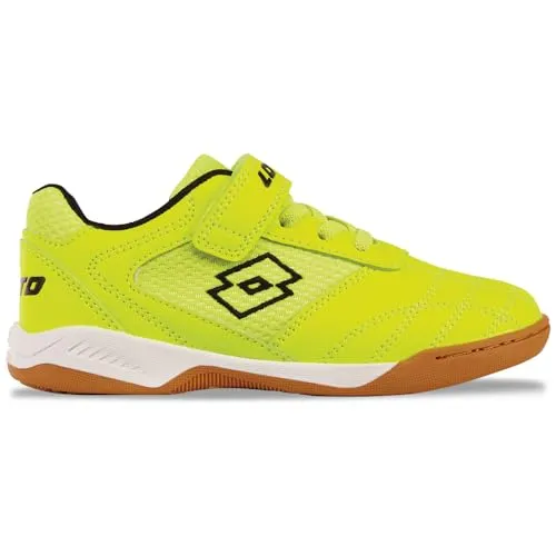 Lotto Hallenschuh 38 EU - Sportlicher Hallenschuh in Größe 38, ideal für Badminton, Handball, Squash und Volleyball. Mit Klettverschluss und elastischen Schnürsenkeln für perfekten Halt und Komfort.