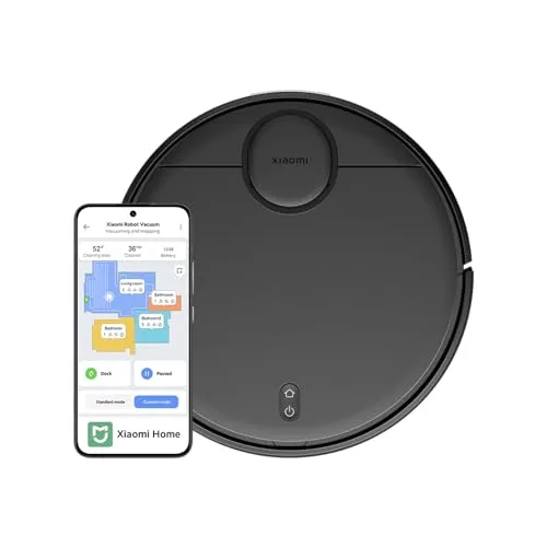 Xiaomi T12 Robot Vacuum - Staubsaugroboter mit 3500Pa Saugkraft, LDS Navigation und 2-in-1 Wischfunktion für eine gründliche Reinigung von Hartböden und Teppichen. App-Steuerung für individuelle Reinigungspläne.
