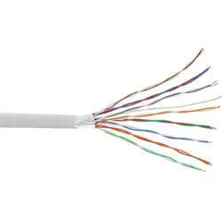 InLine® Telefon-Kabel 16-adrig, 8x2x0,6mm, zum Verlegen, 25m Ring Kabel Rohware/Meterware SAT- und