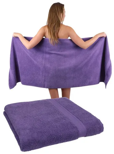 Betz Saunatuch 2er Set PREMIUM 70 x 200 cm - Hochwertiges 2-tlg. Saunatuch Set aus 100% Baumwolle, flauschig weich und saugstark, ideal für Wellness und Entspannung.