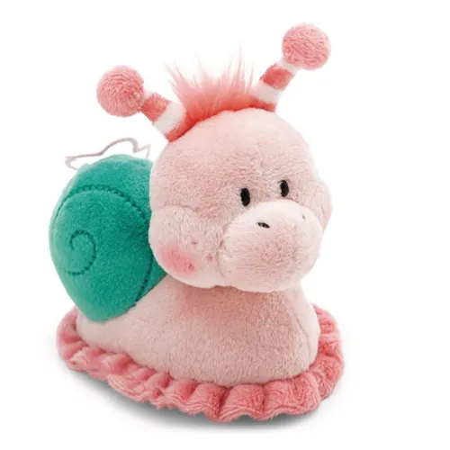 NICI Kuscheltier Schnecke Blume