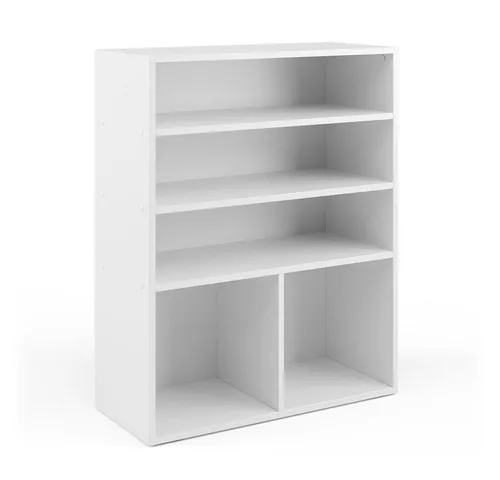 Vicco Bücherregal, Weiß, 72 x 90.2 cm mit 2 Fächern