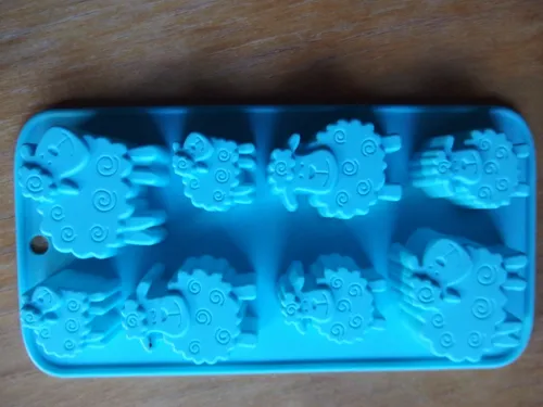 Silikonform - Silikonform Schaf / Schafe - lebensmittelecht für Seife