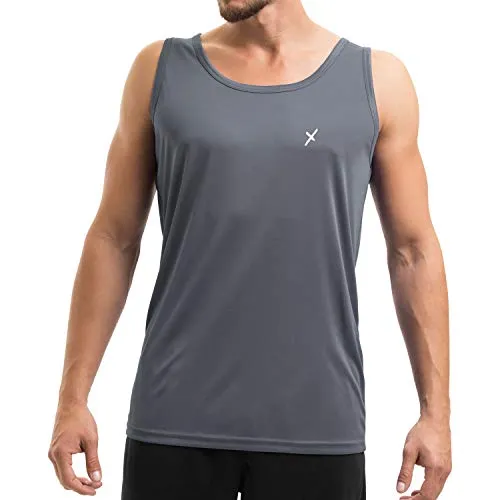 CFLEX Herren Sport Shirt Fitness Tanktop Sportswear Collection - Grau XXL