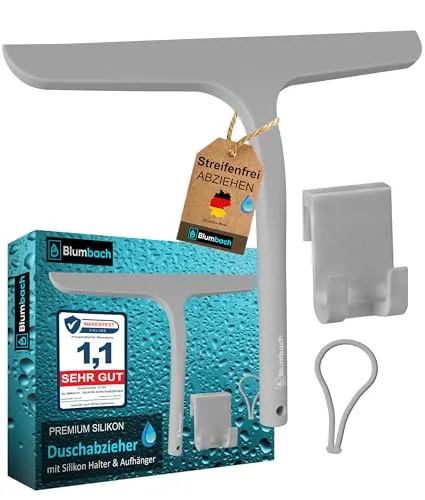 BLUMBACH® Duschkabinenabzieher grau von BLUMBACH