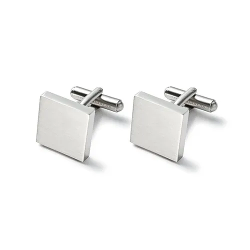 Monomania 61050 Manschettenknöpfe Herren aus Edelstahl - Elegante quadratische Manschettenknöpfe aus hochwertigem Edelstahl, ideal für stilvolle Anlässe. Perfekt als Accessoire für den modebewussten Herren.