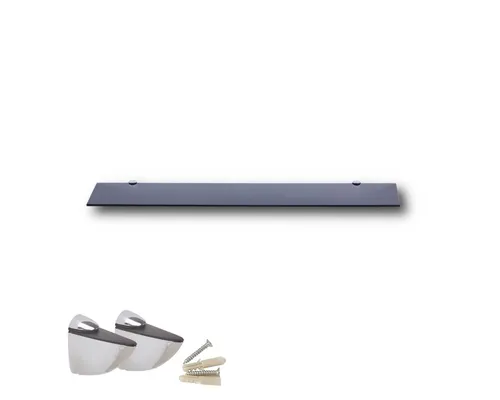 HOOZ Wandregal aus Sicherheitsglas in schwarz von Hooz