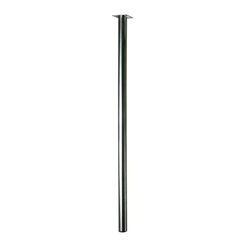 HETTICH Möbelfuß/Tischbein, Edelstahl finish, Ø 30 x 800 mm
