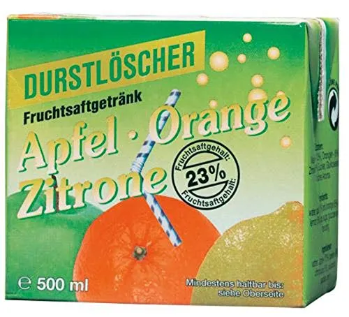 Durstlöscher Apfel Orange Zitrone Fruchtsaftgetränk 500ml