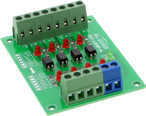 Optokoppler NPN 4-Kanal Modul - DST-1R4P-N Spannung: 3.3V zu 3.3V