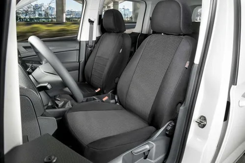 WALSER Performer Einzelsitz vorne - Universal Vordersitzbezug aus hochwertigem Jacquard-Material, scheuerfest und passend für alle Autositze mit Seitenairbag. Einfache Montage für optimalen Schutz vor Verschmutzung.