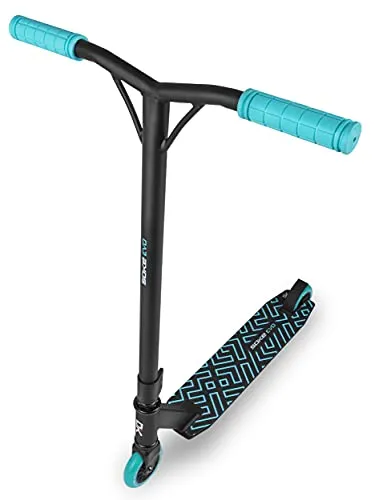 SOKE EVO schwarzer Stunt-Scooter - Roller / Kickboards: Hochleistungs-Stunt-Scooter für Tricks im Skatepark, geeignet für bis zu 100 kg, mit professionellen ABEC-9 Kugellagern für Höchstgeschwindigkeiten und stabiler Konstruktion.