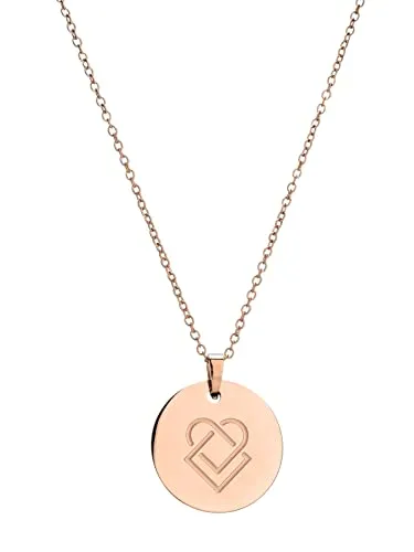 Liebeskind Berlin Edelstahlkette - Edelstahlkette mit gravierter Plakette, zeitloses Schmuckstück und idealer Begleiter für jeden Tag – perfekt als Geschenk oder Glücksbringer!