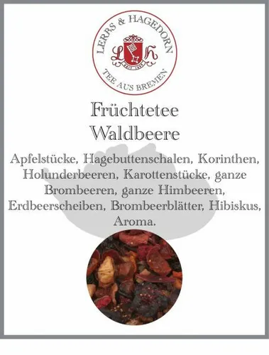 Früchtetee Waldbeere 1kg