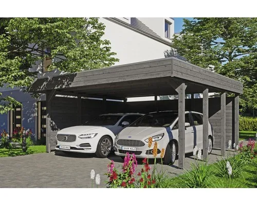 Produktbild Doppelcarport SKAN HOLZ Friesland Set 3