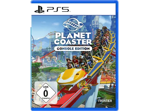 Planet Coaster - Freizeitpark-Simulation für PS5 - PS5 Kinderspiel, erwecke deinen Traumfreizeitpark zum Leben mit über 700 vorgefertigten Objekten und einer Sandbox für grenzenlose Kreativität.