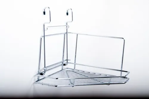 Wesco Relingsystem Eckregal rechts und links Chrom Küchenreling Ablage Eckablage