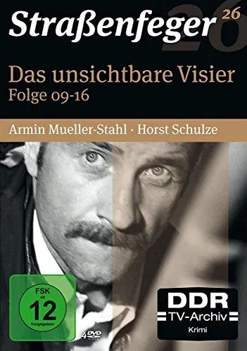 Straßenfeger 26 - Das unsichtbare Visier 2/Folge 09-16 - Neuauflage [4 DVDs] - Spannende Krimiserie auf 4 DVDs, freigegeben ab 12 Jahren, ideal für Fans von klassischen Ermittlungen.
