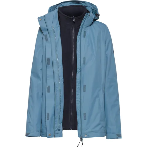 McKINLEY Damen Doppeljacke Talina 3:1 – Vielseitiger Wetterschutz - Die McKINLEY Talina 3-in-1-Outdoorjacke bietet optimalen Schutz bei wechselhaftem Wetter. Mit atmungsaktiver AQUAMAX-Beschichtung und herausnehmbarer Fleece-Innenjacke für individuelle Anpassung.