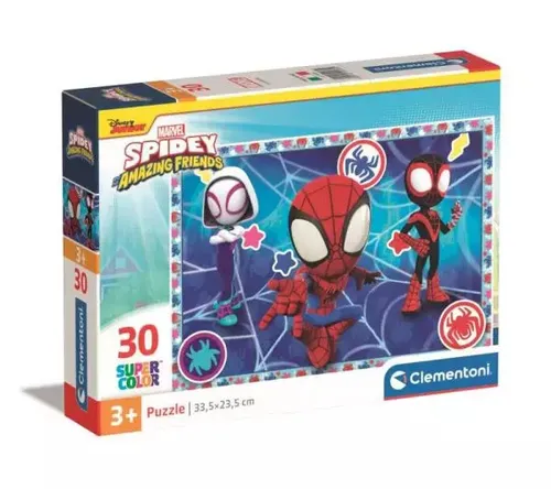 Puzzle 30 Super Kolor Spidey and His Amazing Clementoni 8005125202850