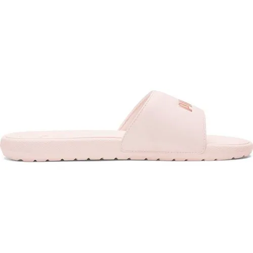 PUMA Damen Cool Cat 2.0 WNS Slide Sandal - Cloud Pink Rose Gold, 39 EU - Wanderschuhe mit flachem Absatz und offenem Design, ideal für Komfort und Stil bei sommerlichen Aktivitäten.