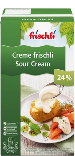 Frischli Creme Sauerrahm 24% für anspruchsvolle Großverbraucher 1000g