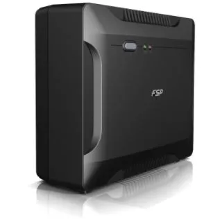 FSP Fortron NANO800 USV 800 VA - Unterbrechungsfreie Stromversorgung, schützt zuverlässig vor Stromausfällen mit bis zu 20 Minuten Backup-Zeit bei 100W Last