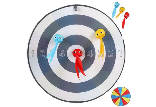 CEPEWA Wurfspiel Set mit Klettbällen und Zielscheiben