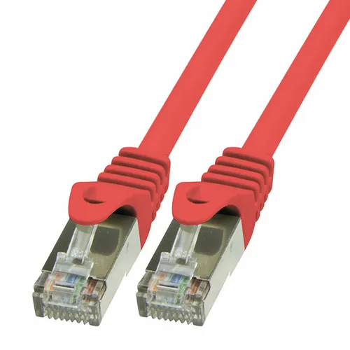 25m CAT5 Kabel Patchkabel Netzwerkkabel SFTP rot LAN DSL Kabel RJ45 CAT.5e
