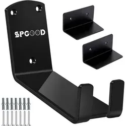 SPGOOD Fahrrad Wandhalterung 3-in-1 mit Stützwinkel - Sonstiges Fahrradzubehör: Platzsparende und robuste Wandhalterung für alle Fahrradarten, mit einer maximalen Belastung von 32 kg und einfacher Montage.