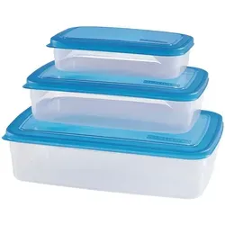 HEIDRUN Gefrier + Frischhaltedosen - Blau/Transparent von Heidrun