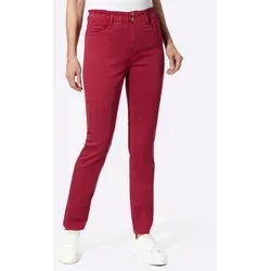 Sieh an! Bequeme Jeans Jeans leicht vertieft weiß 26