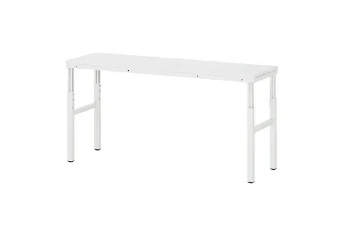 Rau Basis-Arbeitstisch Melamin 1800x500mm - Robuster Werkbank für Heimwerker, höhenverstellbar von 650 bis 1000 mm, ideal für vielseitige Projekte.