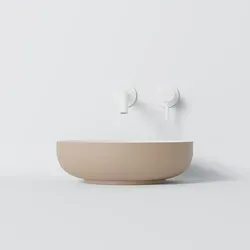 Steinberg Serie 440 Aufsatzwaschtisch, rund, ohne Überlauf von Steinberg