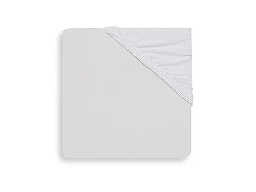 Jollein Spannbettlaken Jersey 40 x 80/90 cm- Weiß