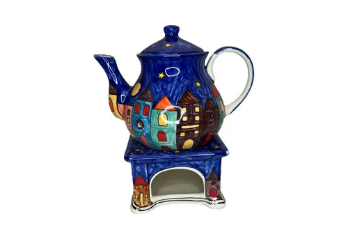 Kaffee- & Teekannen Blau von Gall&Zick