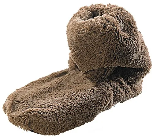 infactory Hot Socks Mikrowelle: Flauschige Fußwärmer für kalte Wintertage