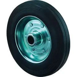 BS Rollen Gummirad B55.100 - 100 mm Durchmesser - Hochwertiges Gummirad B55.100 mit einer Tragkraft von 70 kg. Ideal für den Einsatz in Werkstätten und beim Transport schwerer Lasten. Robuste Stahlfelge und langlebige Gummilauffläche garantieren Zuverlässigkeit.