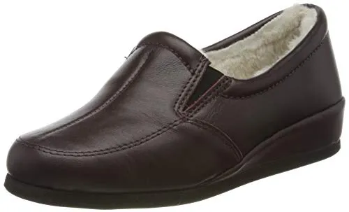 Rohde Damen Odda Niedrige Hausschuhe, Weinrot 48 - Bequeme Hausschuhe mit niedrigem Schnitt, perfekt für entspannte Stunden zu Hause und mit rutschfester Sohle für sicheren Halt.