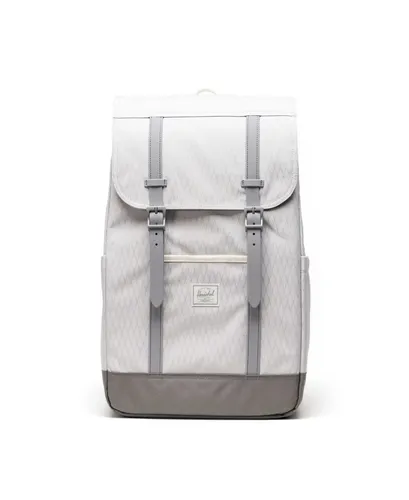 Herschel Retreat Alltags-Rucksack - Charcoalgrau 23 Liter - Praktischer Rucksack für den täglichen Einsatz. Mit mehreren Taschen und gepolsterten, fleecegefütterten Laptopfächern bietet er Platz für alles Wichtige. Der U-Zug-Kordelzugverschluss sorgt für Sicherheit und einfachen Zugriff.