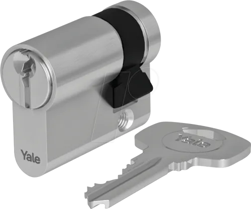 YE 05510030001 - Halbzylinder 500 plus, 00/30, Nickel satiniert