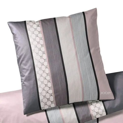 JOOP! Bettwäsche Cornflower Stripes 4069 Mako-Satin in grau von JOOP! Living