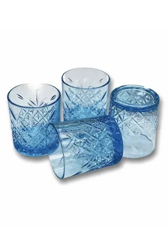 Trinkgläser Blau von Pasabahçe