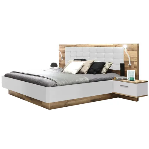 Bettanlage Stabeiche 180x200 cm von Roller