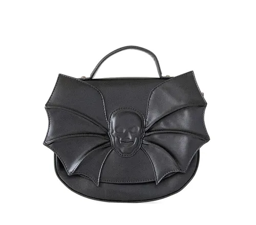 Banned Alternative Gothic Handtasche - Silent Creature - Damentasche im Gothic-Stil, aus hochwertigem Kunstleder, ideal für trendbewusste Fashionistas.