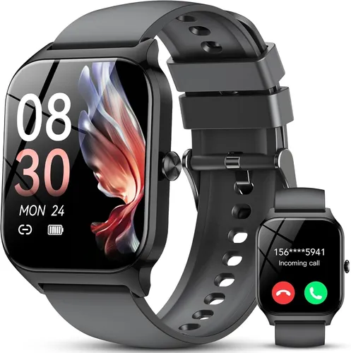 CASCHO Smartwatch 1.85 Zoll – Fitnessuhr mit Bluetooth und IP68