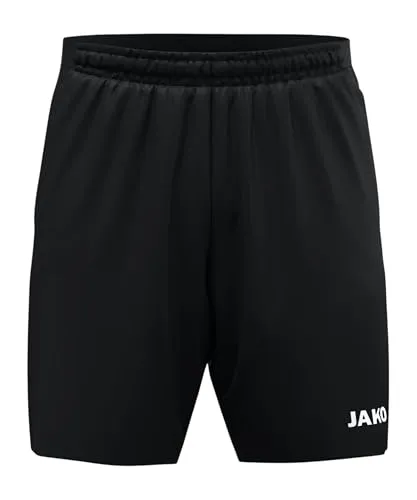 JAKO Damen Webshorts Dynamic, Schwarz, L - Atmungsaktive Sportshorts - Kurze Sporthose für Damen, ideal für aktive Tage mit Keep Dry Funktion für hohen Tragekomfort und optimale Passform. Umweltfreundlich aus 100% recyceltem Polyester.